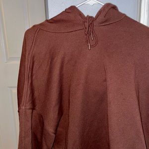 Brown oversized hoodie